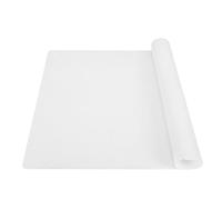 SUPER KITCHEN Tapete de Silicona Antiadherente para Amasar, Alfombrilla de Silicona para Cocina - Protector de Encimera y Horno, Resistente al Calor, para Fondant y Pizza (60x40cm, Transparent)