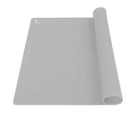 SUPER KITCHEN Tapete Silicona Cocina para Amasar Antiadherente 60x40cm Gris | Alfombrilla de Silicona Pizza - Protector Mesa Amasar de Horno, Resistente al Calor, Silicone Cooking Mat, Base para Pan