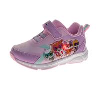 Super Kitties - Tenis deportivos para niñas con luces LED Bitsy Buddy Sparks Ginny, zapatos deportivos para niñas, tallas 6-10 para niños pequeños / 11-12 niños pequeños, Púrpura, 11 Little Kid
