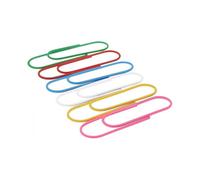 Super Large Vinyl Coated Paper Clips, 30 Pack 4 Inch Assorted Color Jumbo Paper Clip Holders, Colorful Giant Large Sheet Holders for Files, Papers, Of