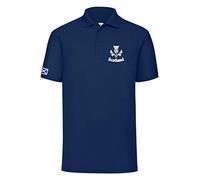 Super Lemon Polo de rugby escocés para niños, polo clásico de rugby de Escocia para niños y niñas, diseño unisex, ideal para jóvenes fanáticos del rugby y uso diario, azul, Age4