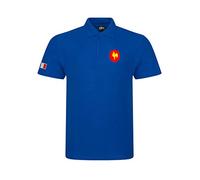 Super Lemon Polo de rugby francés para adultos estilo retro unisex color azul ideal para cualquier aficionado al rugby francés de Francia para 6 naciones y Copa del Mundo disponible hasta XS 7XL