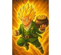 Super Leprechaun Notebook: Fun Anime-Styled Journal with 120 Lined Pages, 6 x 9 Inch - Perfect for St. Patrick’s Day, Fantasy Fans & Everyday Writing: ... Gamers, Writers, & Fans of the Mythical