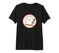 Super Lindo diseño de Shima Enaga Japanese Snow Fairy Bird Camiseta Premium
