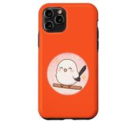 Super Lindo diseño de Shima Enaga Japanese Snow Fairy Bird Carcasa para iPhone 11 Pro