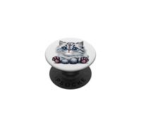 Super Lindo Gato bebé Amo a mi Gato PopSockets PopGrip Adhesivo