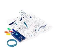 Super Little - Juego de mesa para colorear - Boreal - 5 rotuladores y pulsera incluidos, fácil de limpiar, reutilizable, antibacteriano, a partir de 3 años