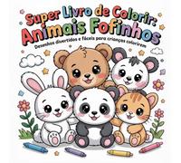 Super Livro de colorir animais fofinhos