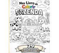 Super Livro de Colorir - Fazenda Mágica: 29 Desenhos para Colorir