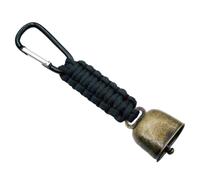 Super Loud Bear Bell - Retro Mountaineering Keychain, Carabiner Clip Attachment, Hiking Safety Bell, Outdoor Adventure, Appalachian Trail Hikes, Rocky Mountain Treks, Pacific Crest Trail Secti