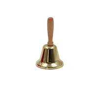 Super Loud Solid Hand Call Bell Wooden Handle Christmas Hand Call Bell