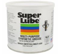 Super Lube 41160 Synthetic Grease (NLGI 2), bidón de 14,1 oz, blanco translúcido Super Lube