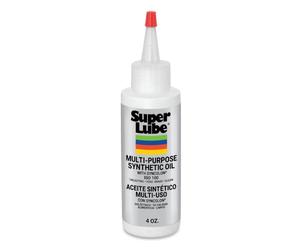 Super Lube 51004 aceite sintético con PTFE, alta viscosidad, 4 oz botella