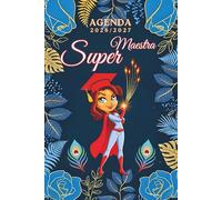 Super Maestra - Agenda 2026/2027: Regalo maestre fine anno | Elegante Pianificatore 2 pagine = 1 settimana | Registro da AGOSTO a LUGLIO
