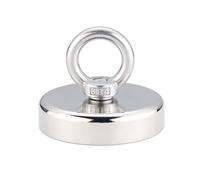 Super Magnet fuerte Super potente imanes de neodimio N52 Iman Ima magnético pesca Magnetti Neomidium Imans gancho de búsqueda D42 Max 61kg, normal