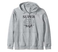 Súper Mamá Super Esposa Súper Cansado Divertido Día de la Madre Vibes Sudadera con Capucha
