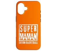 Super Maman Edition Basketball Sport Coach Femme Carcasa para iPhone 16