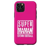 Super Maman Édition Football Mère Sportive Coach Joueuse Carcasa para iPhone 11 Pro
