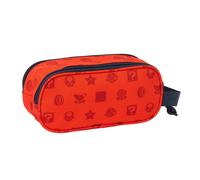 Safta Portatodo doble Super Mario 3D Estuche infantil cómodo y versátil 21x6x8 cm