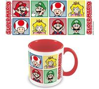 Pyramid International Taza Super Mario Bros Personajes Nintendo Cerámica interior de color