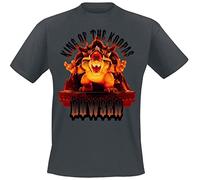 Super Mario Bowser King of The Koopas - Camiseta de Manga Corta para Hombre, Color Gris