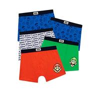 SUPER MARIO Boys Mario Briefs Pack de 5 Ropa Interior para niños Multicolor 6-7 años