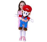 Super Mario Bros Yoshi 55cm Peluche Grande, Original Nintendo Niños Chicos
