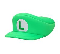 Super Mario Bros - Gorra de boina verde bordada Luigi L para adulto, Verde