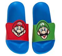 Super Mario Bros Sliders Kids Luigi Sandalias de verano Slip On Pool Shoes Chanclas para niños