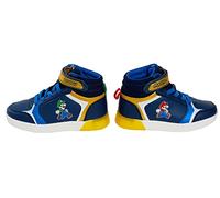 Super Mario Brothers - Zapatillas de deporte con luces para niño, azul, 31 EU