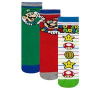 SUPER MARIO Calcetines Calcetine Mario | Calcetines Para Niños | 31cm-36cm