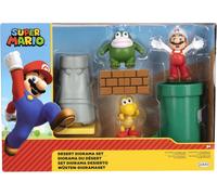 Super Mario Set Diorama del Desierto y Figura de Mario