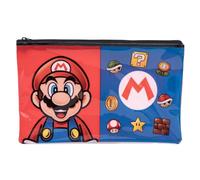 Super Mario - Estuche esencial, azul y rojo, Talla única