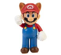 Super Mario Figura de acción de juguete coleccionable de Racoon Mario de 2.5 pulgadas