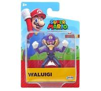 Super Mario Figura de acción, Juguete Coleccionable Waluigi de 2,5 Pulgadas (el Embalaje Puede Variar)