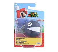 Super Mario Figura de Nintendo Chain Chomp, Figura de acción articulada de 6 cm, niños y coleccionistas