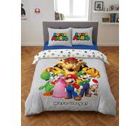 Super Mario Funda Nórdica Doble 240x220 + 2 Fundas 65x65 Reversible