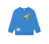 Super Mario Galaxy Jersey Niño con Motivo, Sudadera Chico, Sudaderas para Niños De Mario, Azul 11-12 Años