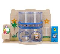 La película Super Mario Galaxy - Set Diorama Estación Espacial con Figuras de 4 cm de Princesa Peach y Capitán Toad Exclusivo