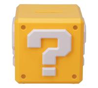 Super Mario - Hucha con diseño de Bloque de Preguntas - Regalo Oficial para Accesorios y decoración de Dormitorio de niños Paladone