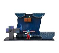 Jakks Pacific Juego con Figura de acción Ice Mario Incluye 5 Piezas de Entorno Interactivo, Color Verde, Talla única (404274)