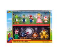 SUPER MARIO Juego de 10 Figuras de Amigos y Enemigos de Nintendo (6,5 cm)