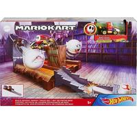 SUPER MARIO KART Playset Pista SHY GUY BOOS SPOOKY Con Veículo Hot Wheels GNM23