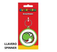 Super mario - llavero spinner yoshi