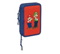 Safta Estuche escolar SUPER MARIO BROS Mamma Mia Doble 29 piezas 5-14 años