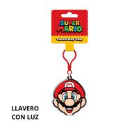 Super mario mario - llavero de antorcha, talla única