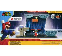 Jakks Pacific Juego con Figura de acción Ice Mario Incluye 5 Piezas de Entorno Interactivo, Color Verde, Talla única (404274)