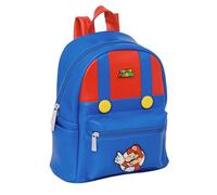 SUPER MARIO - Mini Mochila para Uso Diario, Ideal para Niños de Diferentes Edades, Cómoda y Versátil, Calidad y Resistencia, 24x12x28 cm