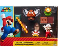 Super Mario Nintendo Switchback Hill - Juego de Diorama (2,5"), Color Negro