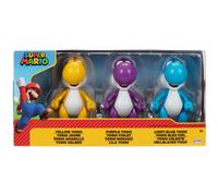 Nintendo Figuras Multipack SUPER MARIO Yoshi 3x 10 cm – Hasta 5 puntos de articulación – Juguete 3+